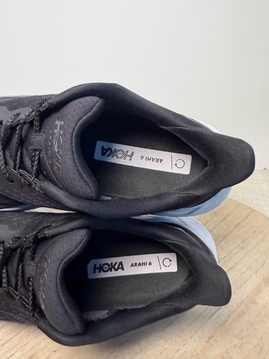 HOKA Arahi 6 Running Shoes Women’s 8B Black Stability Sneakers - Picture 7 of 7